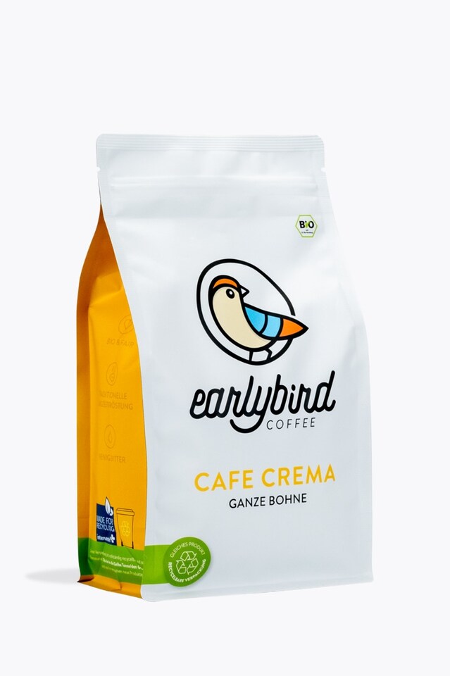 earlybird coffee Cafe Crema Organic 500g