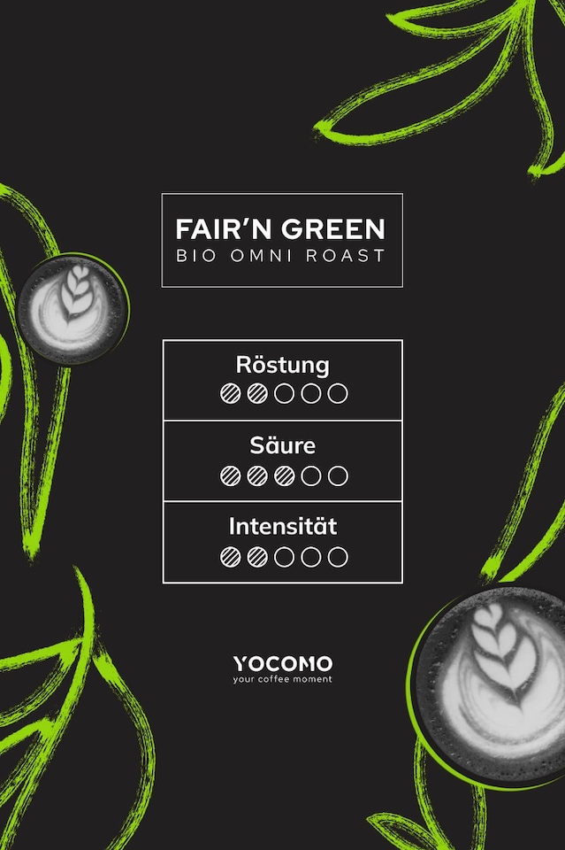YOCOMO Fair 'n Green Bio Omni Roast 1kg