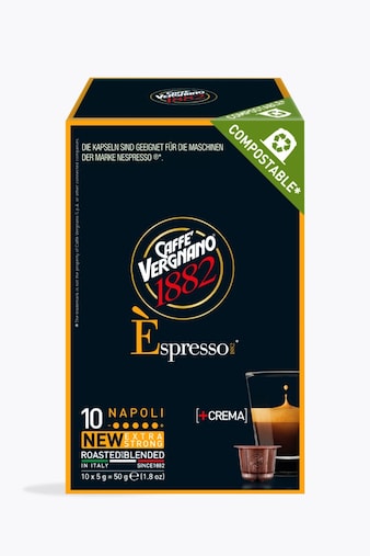 Caffè Vergnano Napoli 10 Capsules Nespresso® Compatible