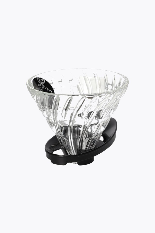 Hario V60 Glass Dripper 02 Coffee Filter (Pour-Over) black