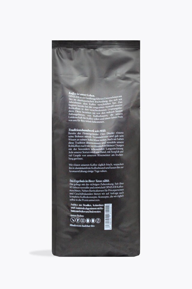 Dinzler Espresso Modena 1kg parte trasera