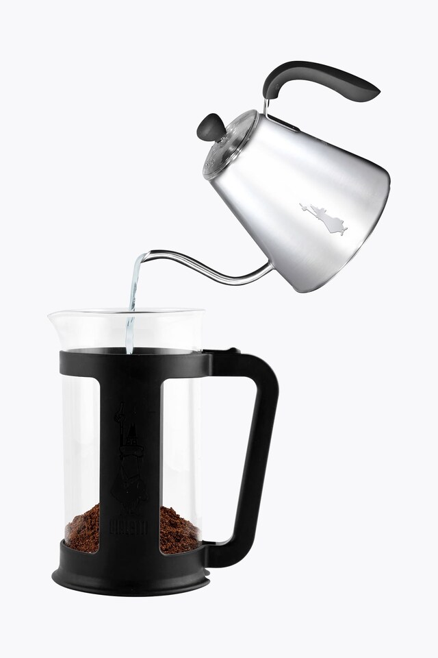 Bialetti French Press Smart 0,35 Liter schwarz Zubereitung