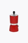 Bialetti Rainbow Espresso Maker Red 3 Cups