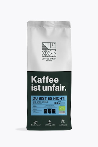 Coffee Annan Organic Café Créme 1kg