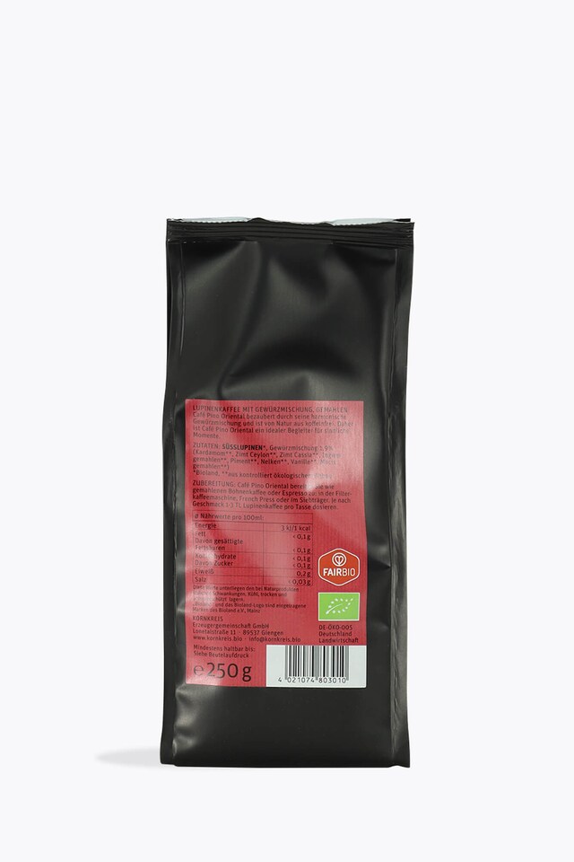 Kornkreis Café Pino Oriental café de altramuz 250g