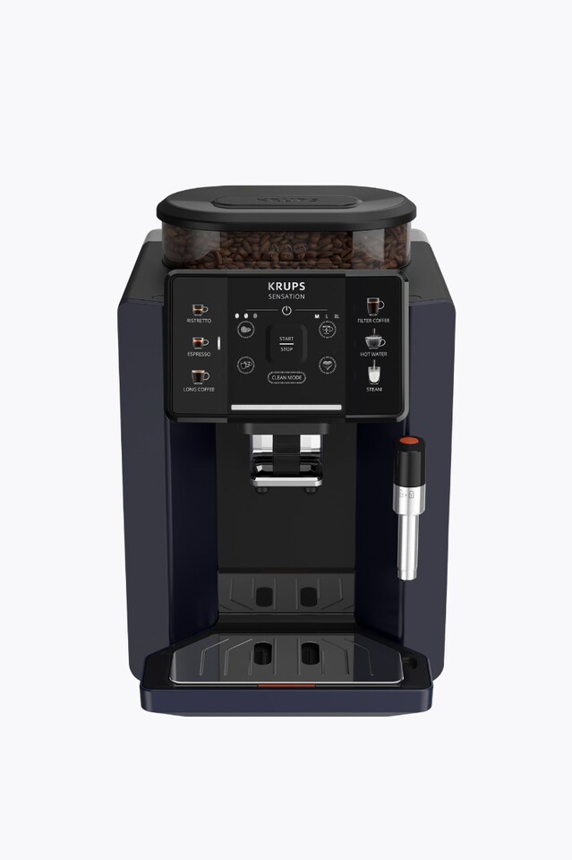 Krups Sensation Cafetera superautomática EA910B Black Knight