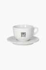 La Marzocco Linea cappuccino cup black with saucer
