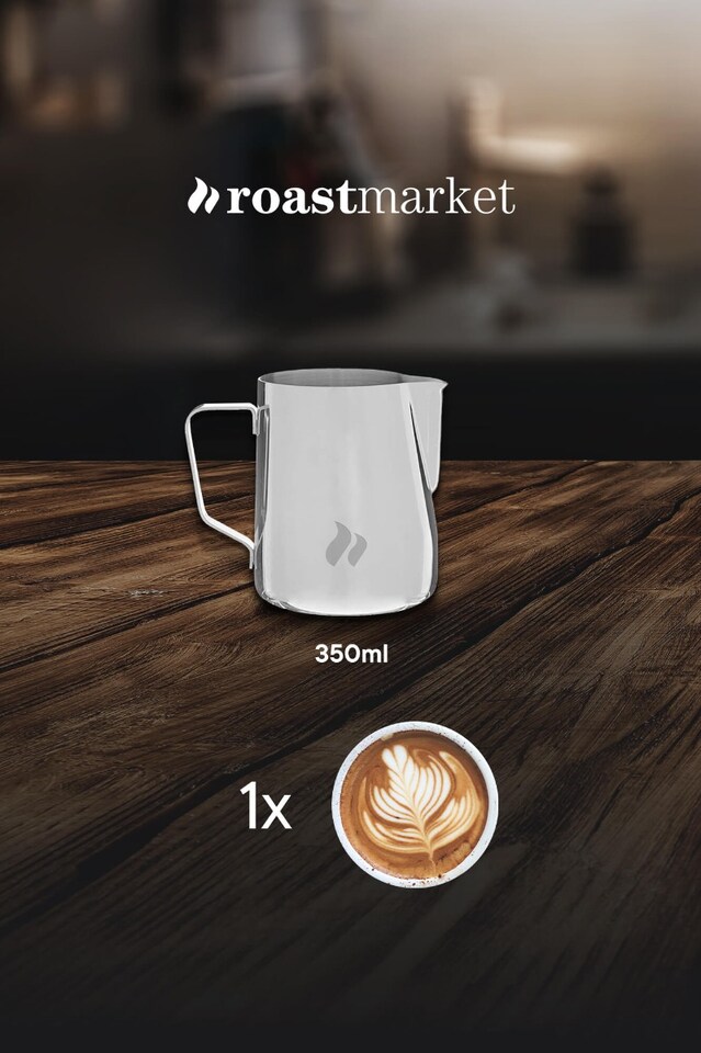 roastmarket Milk Pitcher 350ml Stainless Steel