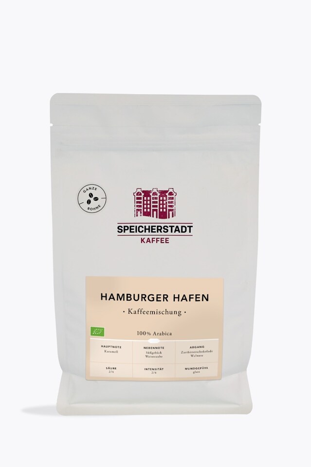 Mezcla de café Speicherstadt Hamburger Hafen Bio 500g