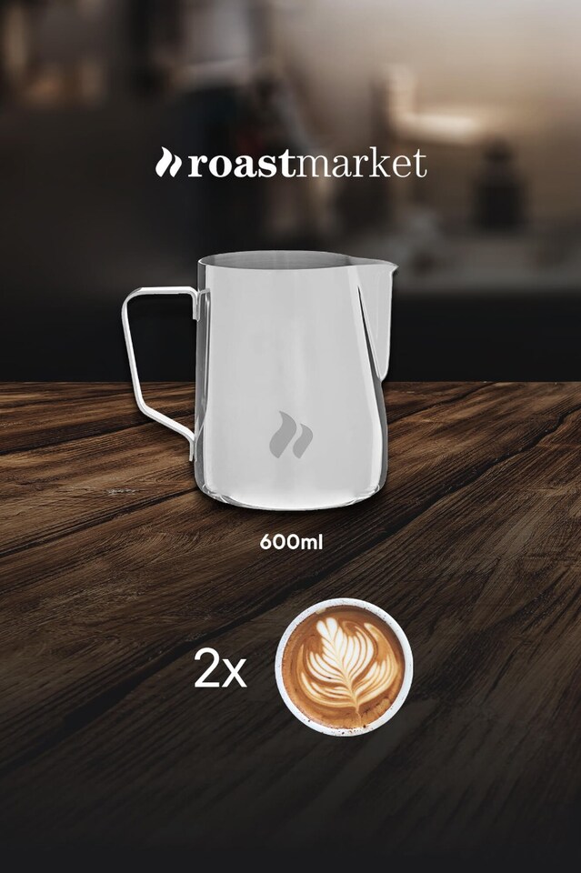 roastmarket Jarra de leche 600ml Acero inoxidable