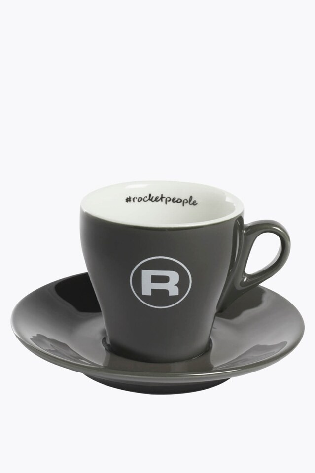 Rocket Flat White Cup Gray