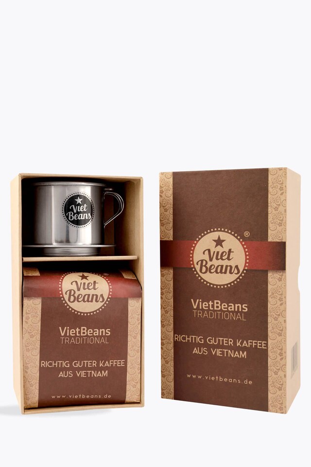 VietBeans Traditional Gift Box (ground for Filter Phin)