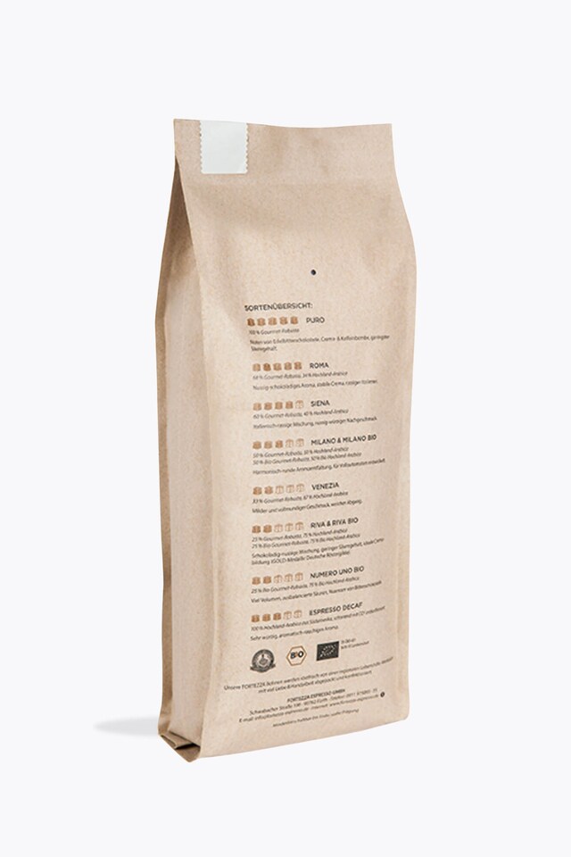 Fortezza Espresso Numero Uno orgánico 1kg