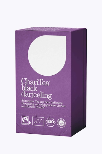 ChariTea Black Darjeeling Bio 20 bolsitas de té