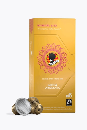 Afro Coffee Mild & Aromatic Organic 10 Nespresso® Compatible Capsules