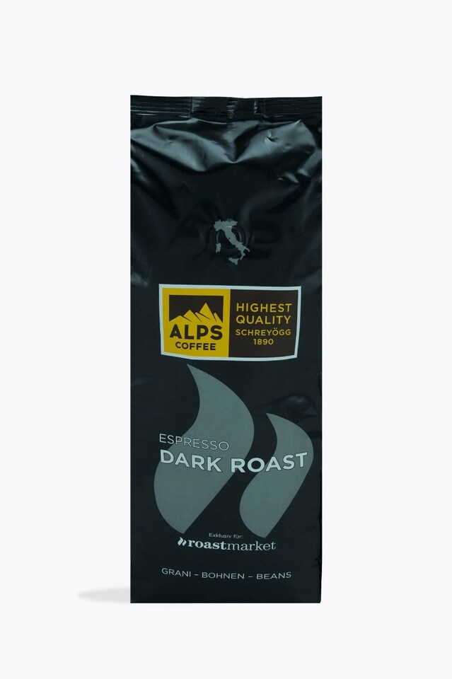 Alps Coffee Dark Roast 1kg + Gratis Glas Taza de espresso