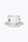 La Marzocco linea Cappuccino Cup Black mit Untertasse