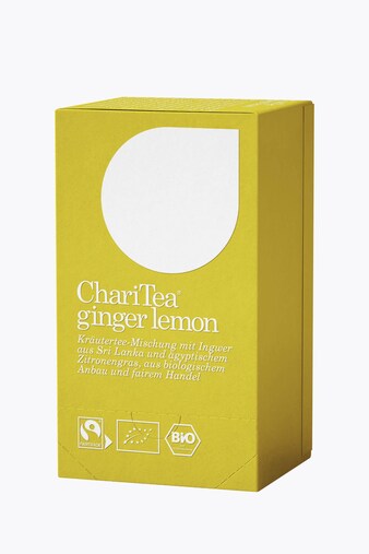 ChariTea Ginger Lemon Bio 20 bolsitas de té