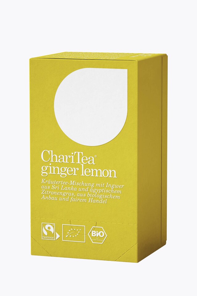 ChariTea Ginger Lemon Bio 20 bolsitas de té
