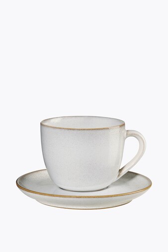 ASA Selection cappuccino cup with saucer Seasons Sand