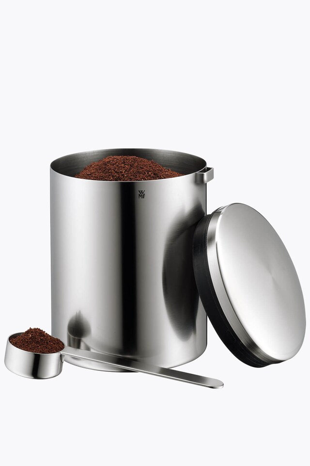 WMF Kult Coffee Canister mit Coffeelöffel