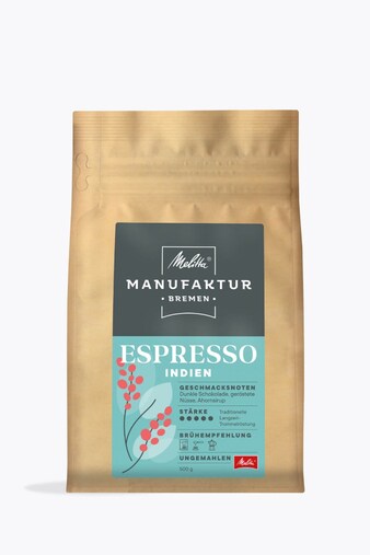 Melitta® Manufaktur Coffee Bremen Espresso India 500g