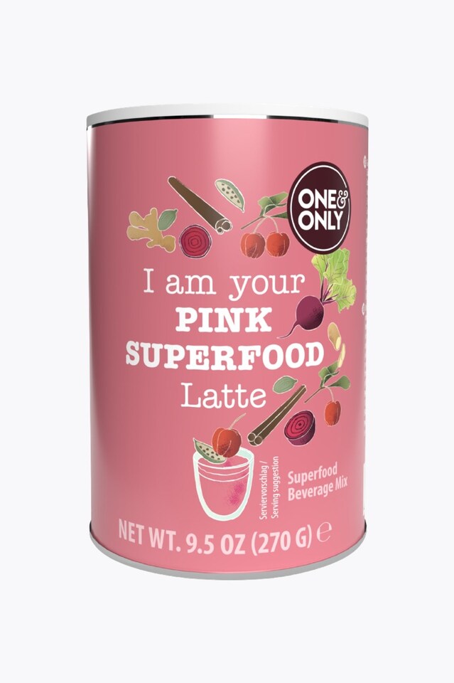 One&Only Pink Superfood Latte Powder 270g