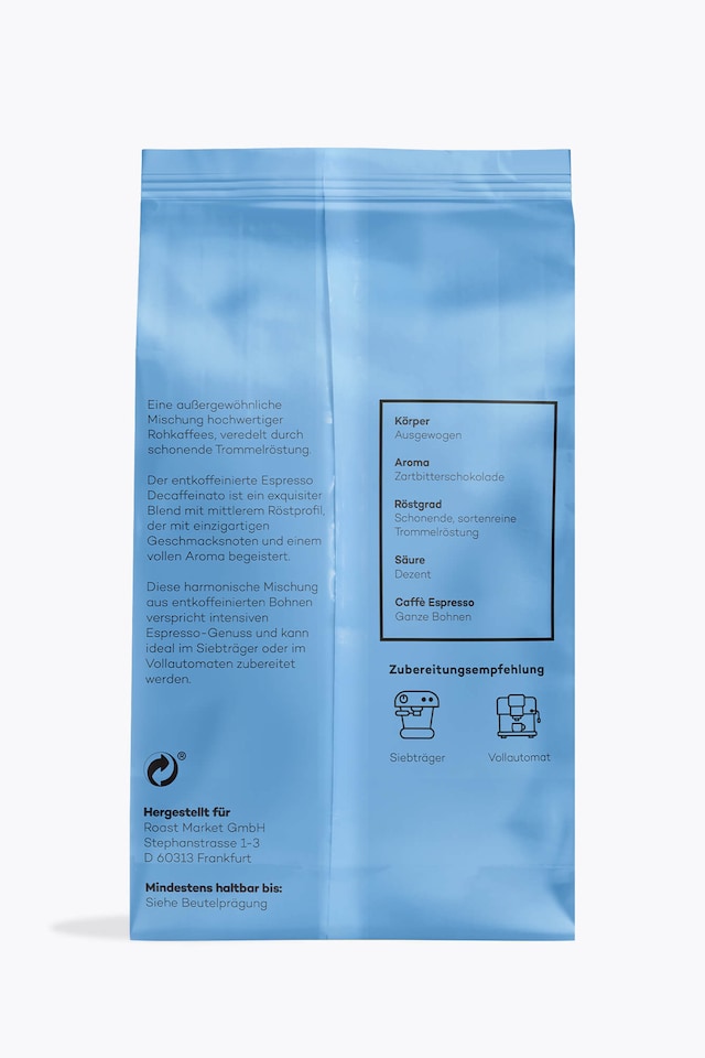 Caffè Caimano Espresso Decaffeinato 1kg