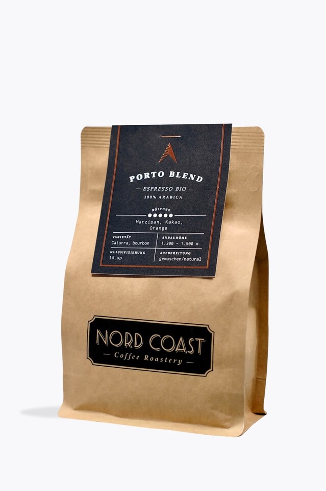 Nord Coast Coffee Espresso Porto Blend Organic 250g
