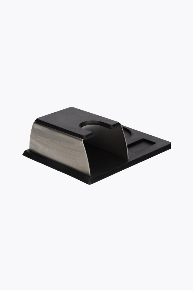 Motta Tamper Station Black/Stainless Steel
