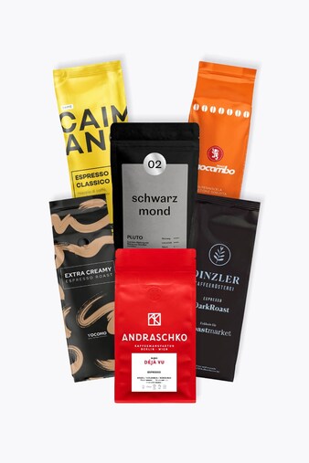 Espresso para cafeteras espresso - Set de degustación 1,5kg