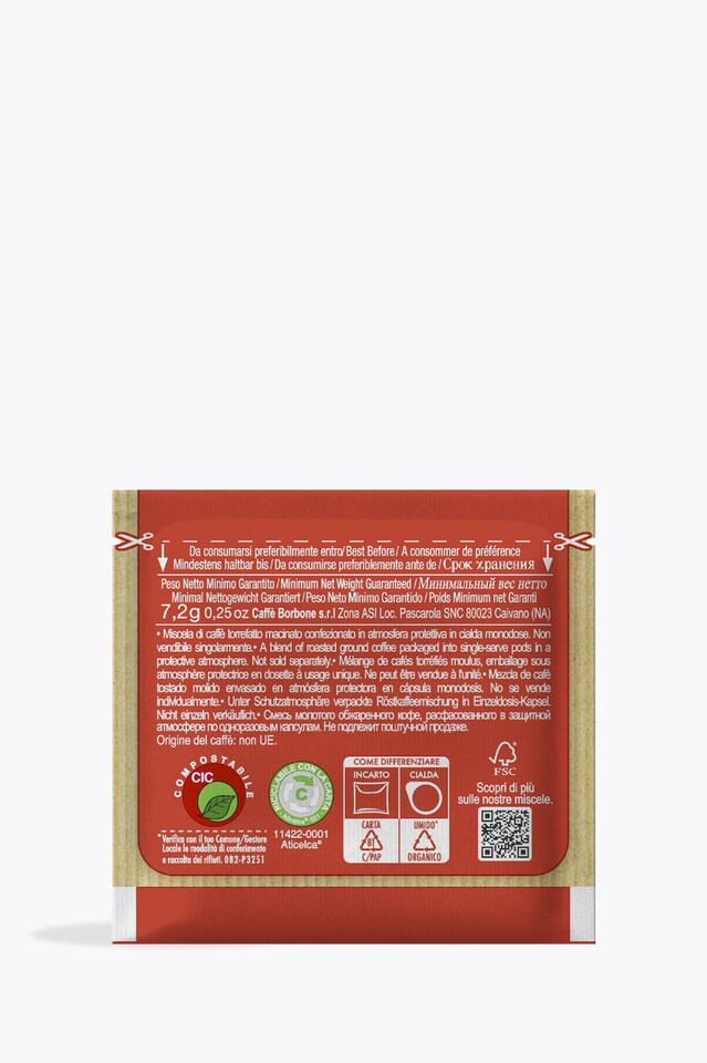 Caffè Borbone Miscela Rossa E.S.E. Pads