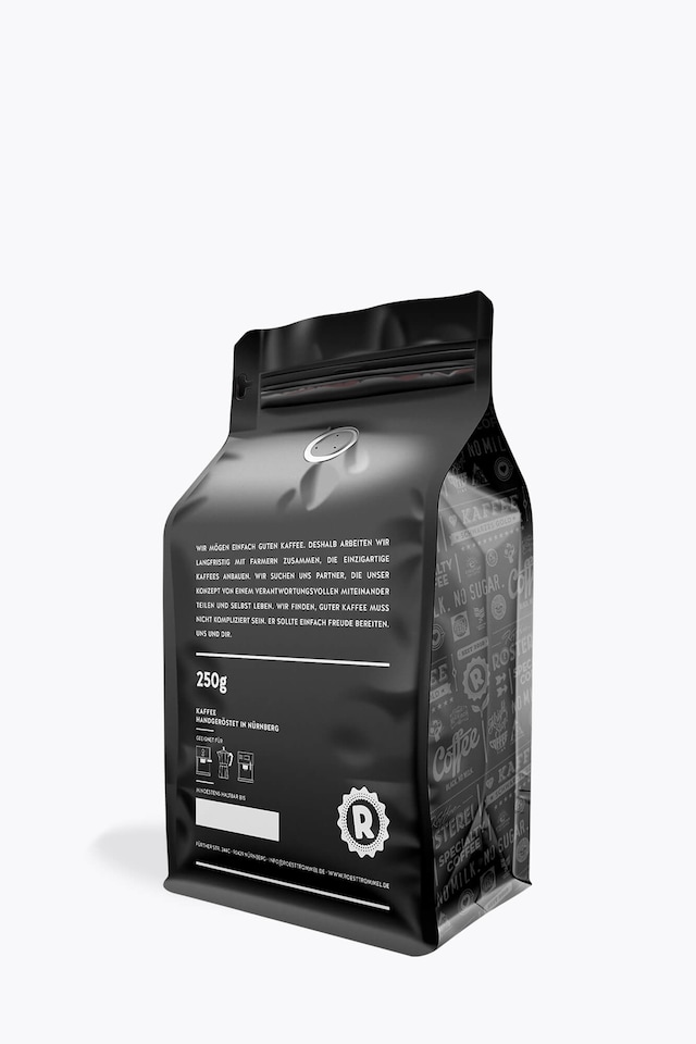 Rösttrommel orgánico Blend Espresso 250g parte trasera