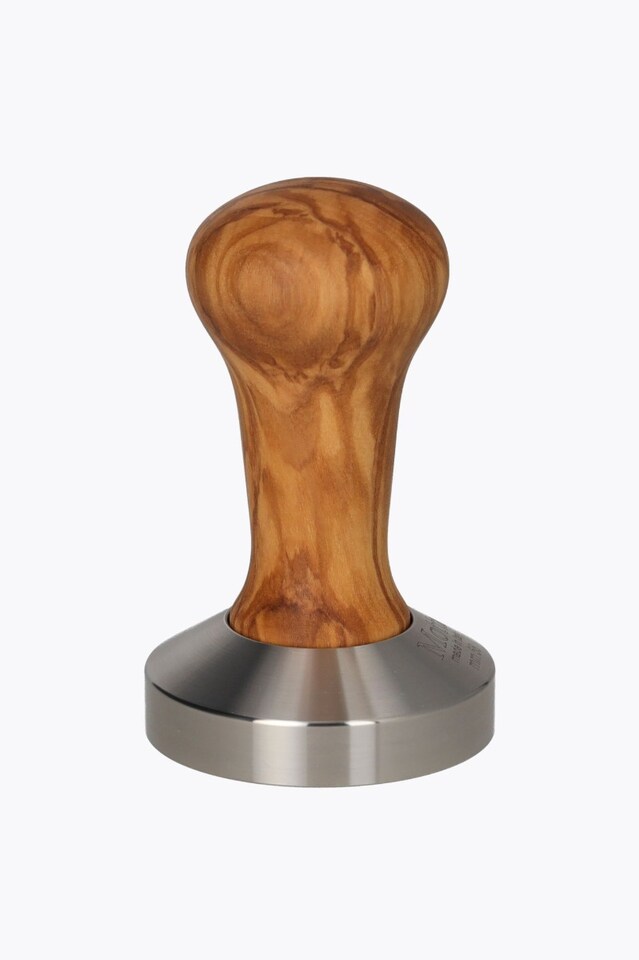 Motta Tamper Madera de olivo Flat Base 58mm