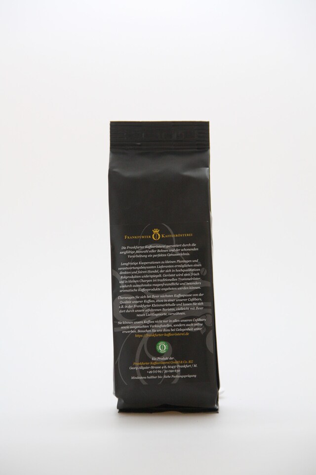 Frankfurter Kaffeerösterei Espresso orgánico descafeinado 250g