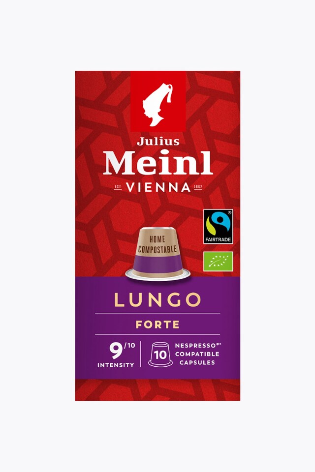 Julius Meinl Inspresso Lungo Fairtrade 10 Capsules Nespresso® Compatible