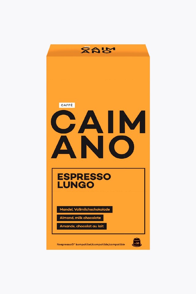 Caffè Caimano Espresso Lungo 10 cápsulas compatibles con Nespresso®