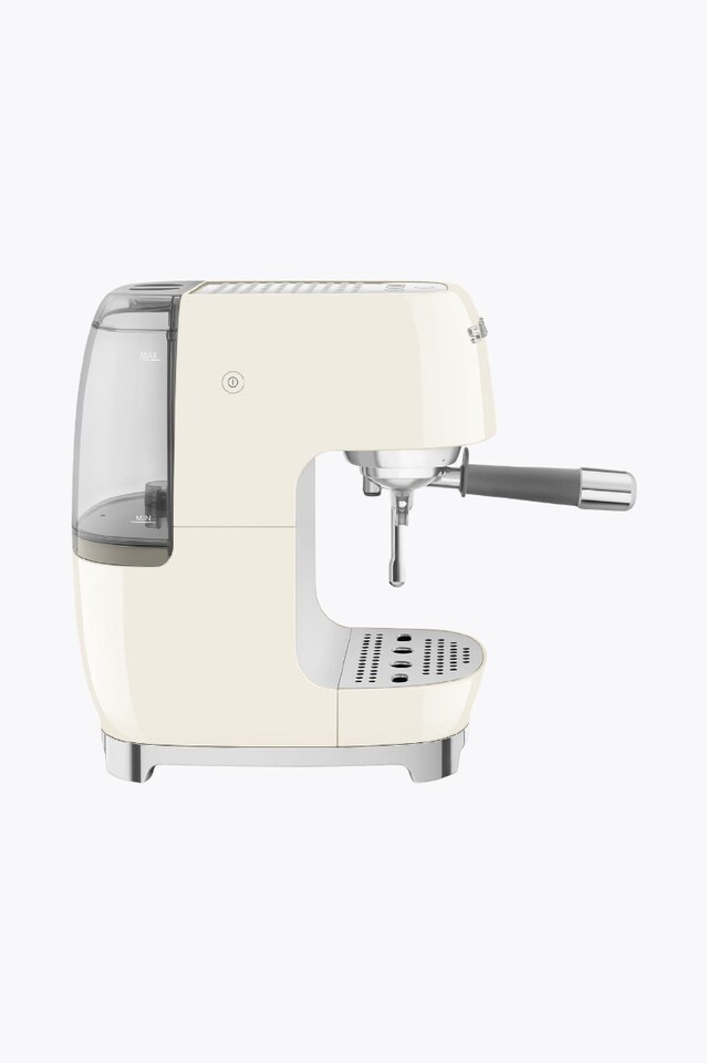 Smeg Espresso Machine 50's Style mit Cold Brew-Funktion, Creme