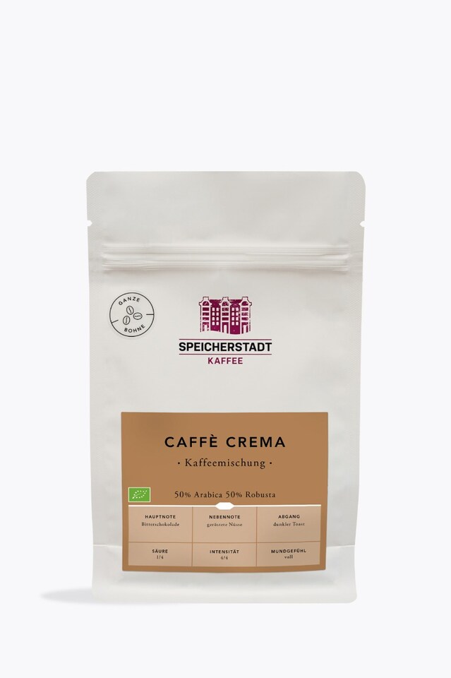 Speicherstadt Caffè Crema Organic 250g