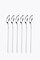 Motta Latte Macchiato Spoon Set of 6 Stainless Steel
