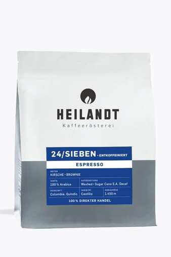 Heilandt 24/Sieben Descafeinado 500g