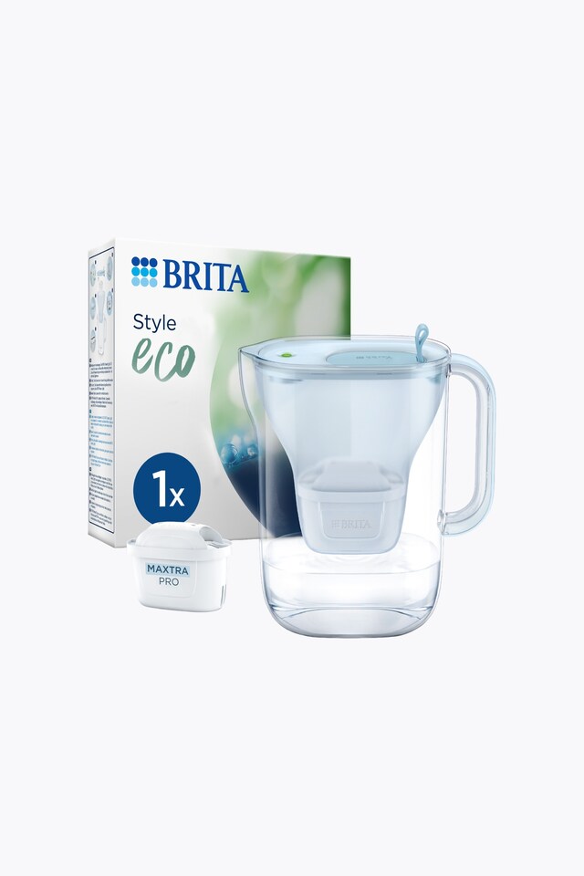 BRITA Jarra filtrante Style eco azul glaciar (2,4l) incl. 1 cartucho MAXTRA PRO Pure Performance