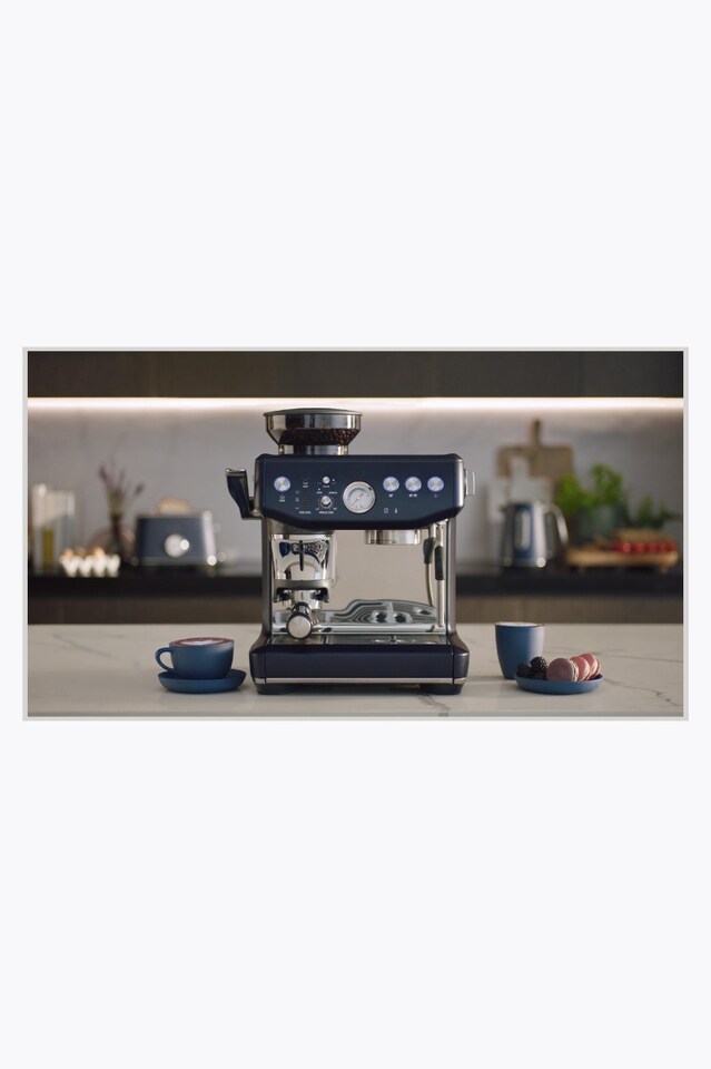 Sage the Barista Express™ Impress Damson Blue