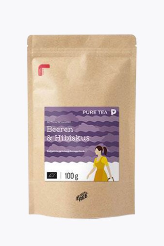 Pure Tea Berries & Hibiscus Organic 100g