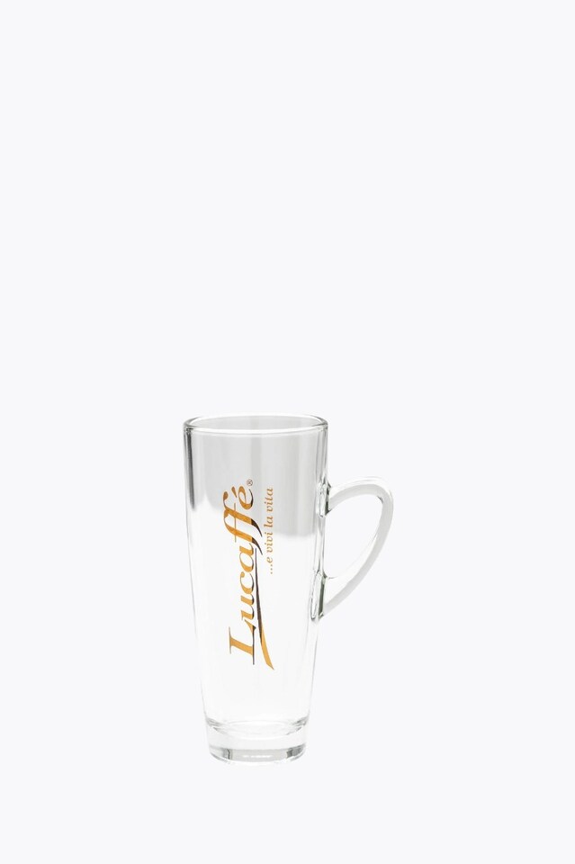 Lucaffé Latte Macchiato Glass with Handle