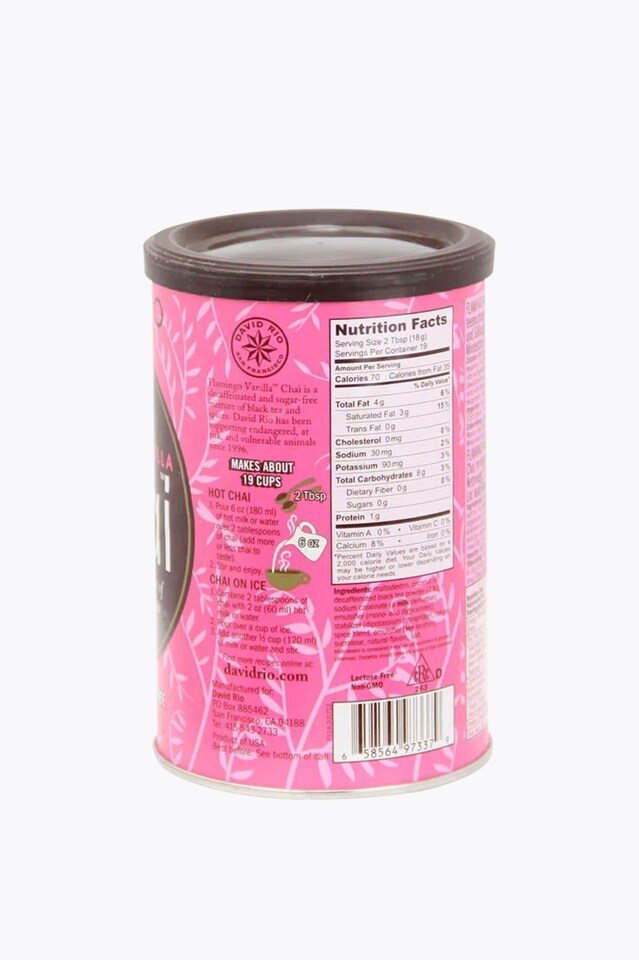 David Rio Flamingo Vanilla Chai Dose 337g