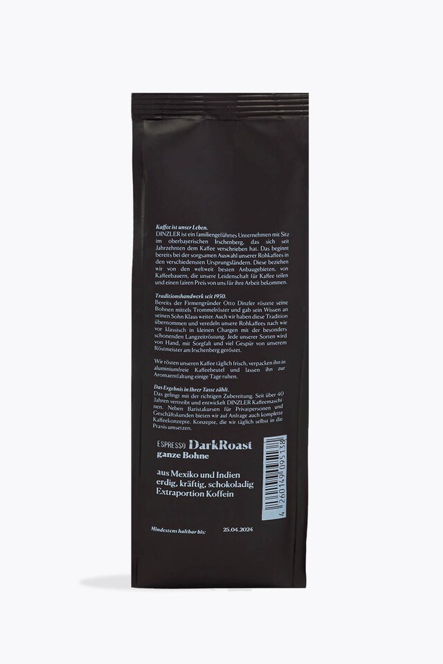 Dinzler Espresso Dark Roast 1kg