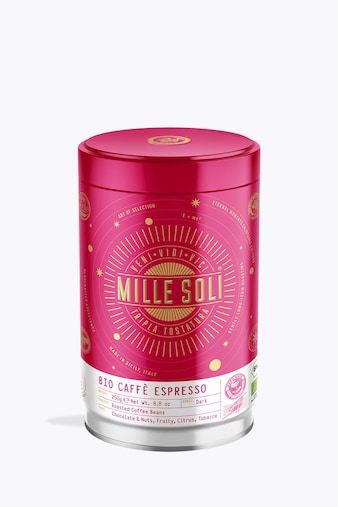 Mille Soli Caffè Espresso Organic 250g Can