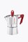 Pedrini polished aluminum coffee maker for 1/2 cup