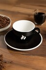 roastmarket Taza de cappuccino, Negro